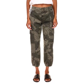 Sanctuary™ Rebel Pants for Women – Camo Inspired Design for Leisure and Trek – 97% Cotton – 3% Spandex Hiker Camo 29 27