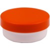 30, Salbendöschen Cremedöschen, Salbenkruke Flat 12 ml Orange with Lid-Made