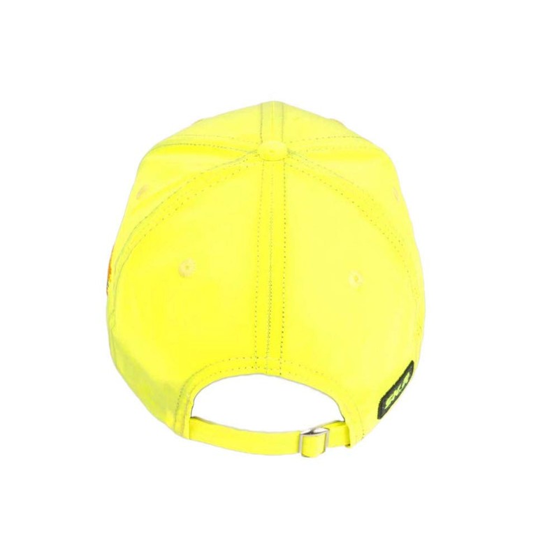 Plata o Plomo Neon Yellow and Rhinestone Black Baseball Cap