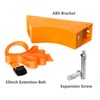 Cylinder Wall Mounted Bracket,Heavy Duty ABS Propane Tank Holder Gas