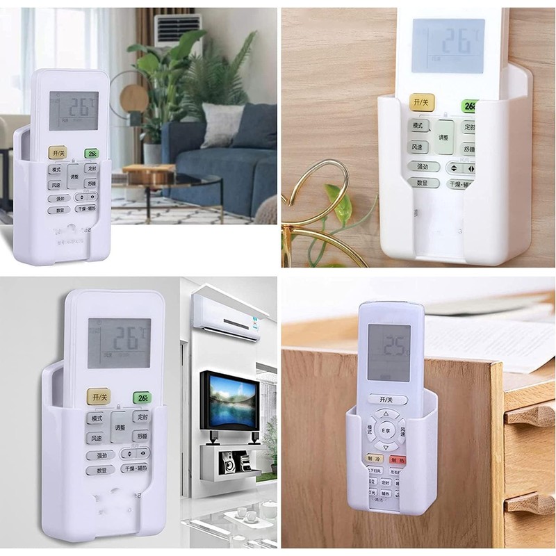 LATRAT Pack of 2 Remote Control Holder Wall Remote Control