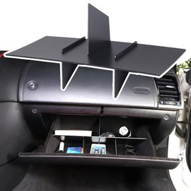 Daeiclru Glove Box Dividers Organizer Compatible with Jaguar F-TYPE 2013-2022, ABS Insert Box Secondary Storage Glove Compartment Organizer Tray