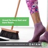 Gaiam Yoga Socks Medium/Large Unisex Adults Grey 2 Pairs