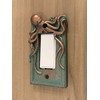 Top Brass Large Octopus/Kraken Electrical Cover Wall Plate Bronze/Verdigris Finish
