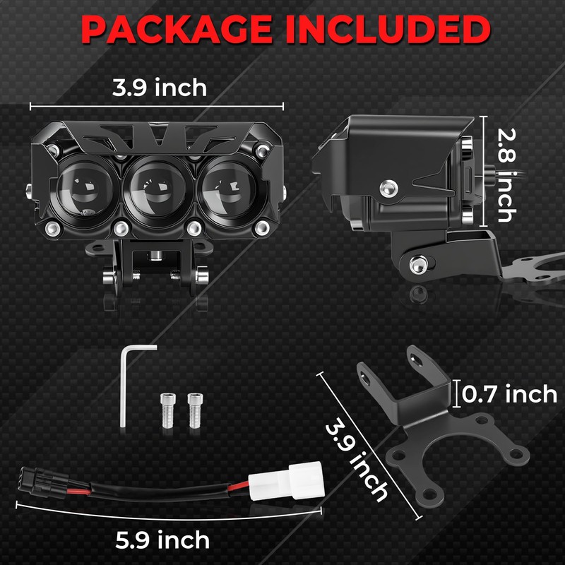 Aluminum Dirtbike Headlight Kit for Sur-Ron Segway X260 Talaria Sting