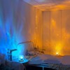 Water Ripple Night Light, 360 Degree Dynamic LED Lamp Low