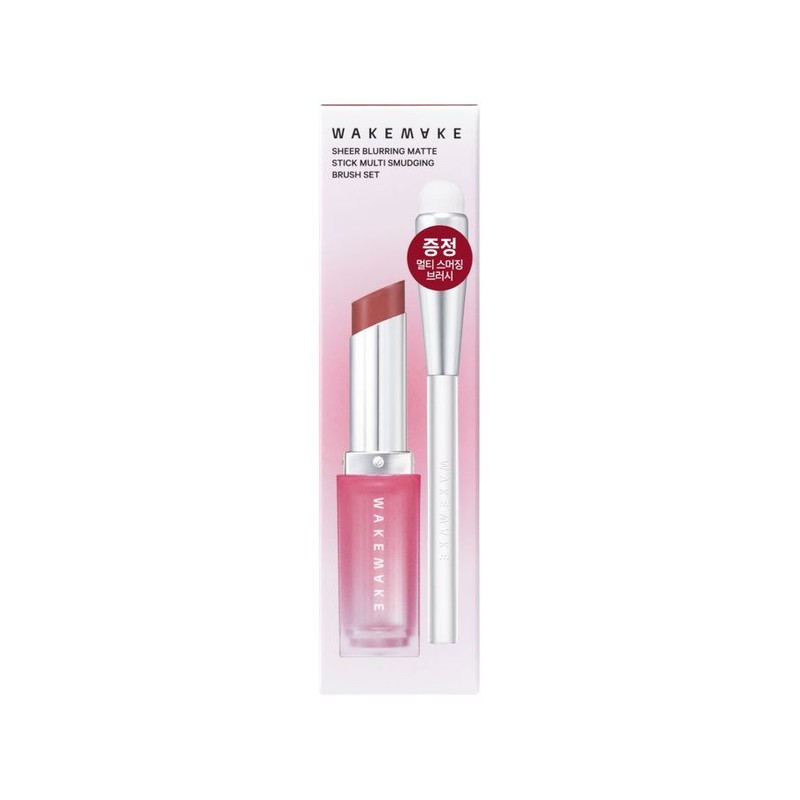 WAKEMAKE Sheer Blurring Matte Stick - [SET] 08 Hush Now