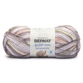 Bernat Softee Baby Jacquards Yarn-Lavender Tea 161052-52006