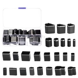 sourcing map 24pcs Leather Hole Punch Tool High Speed Steel Hollow Punch Cutter Tool Multiple Shapes with Storage Case Cutting Dies Kit for Handmade DIY Crafts