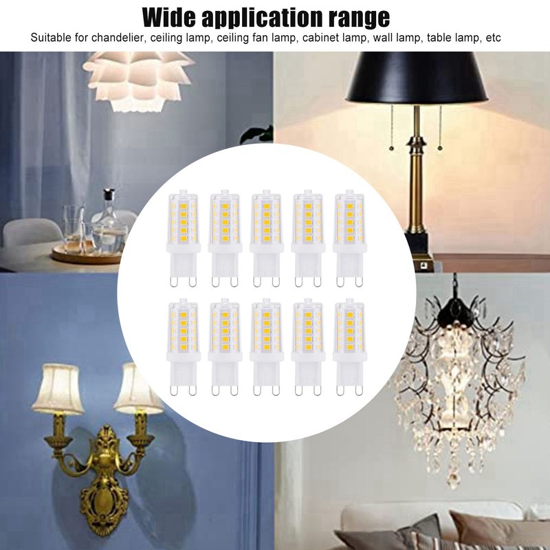 10PCS G9 Base LED Light Bulb 3W 32LED BiPin Bulb