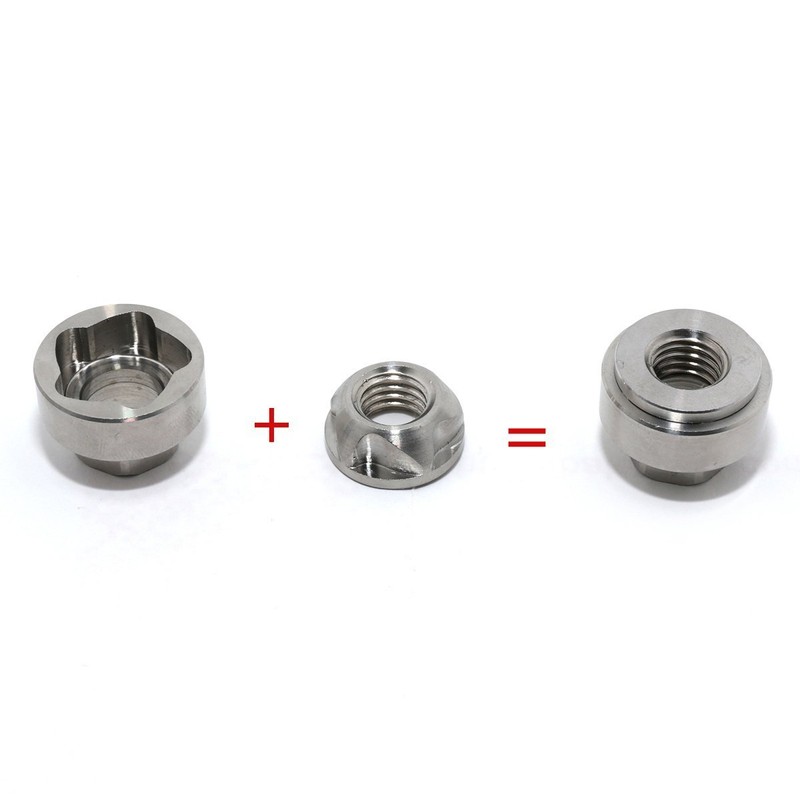 Lightronic M10 Premium 316 Stainless Steel Anti-Theft Locking Nuts Security