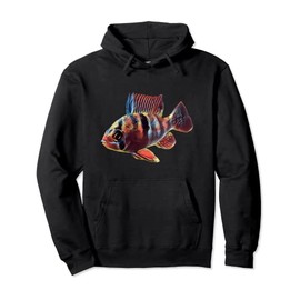 German Blue Ram Cichlid Tropical Fish Keeper Pullover Hoodie