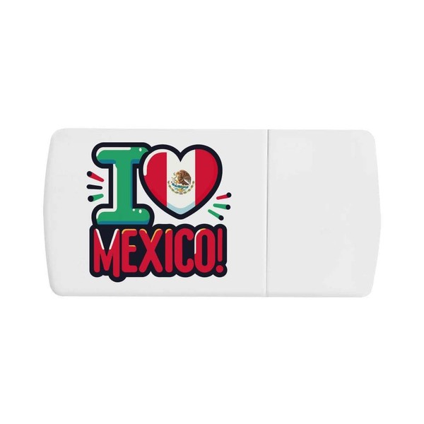 'I Love Mexico!' Pill Box with Tablet Splitter (PI00031006)