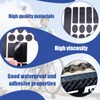 IKOPFLN Pack of 5 Bicycle Frame Protection Carbon Stickers, Bicycle