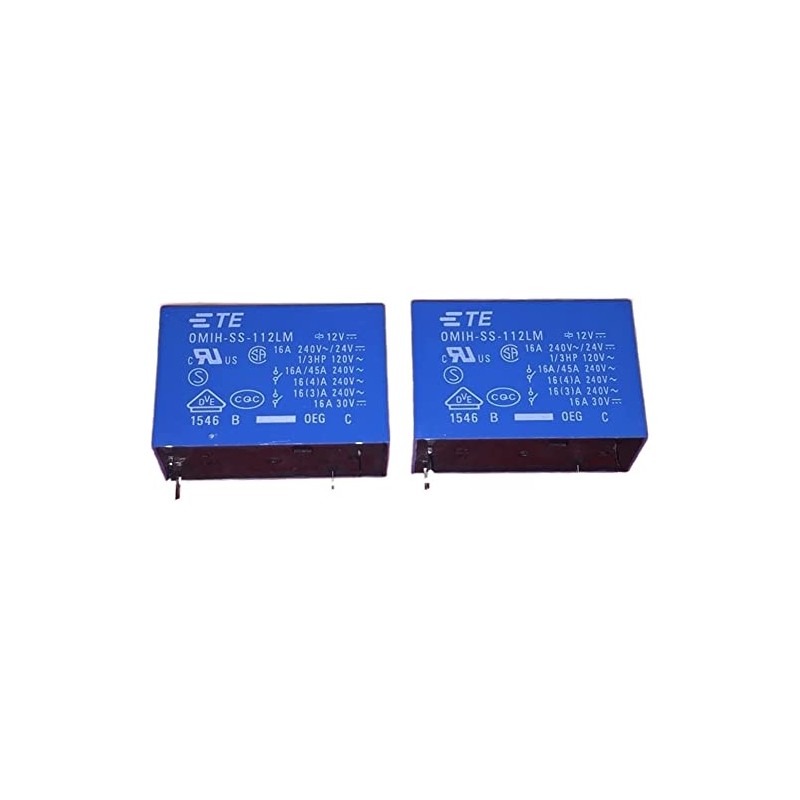 FJYDM Relay 10pcs OMIH-SS-112LM 16A 4PIN