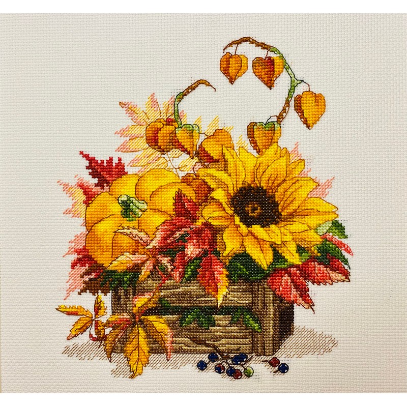Riolis Cross Stitch Kit Hello Autumn Counted Pattern 25 x