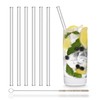 HALM Reusable Drinking Straws, Pack of 6 Straight 20 cm