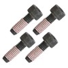 (4) Hitachi 888-245 Nylock Hex Socket HD Bolt M6 for