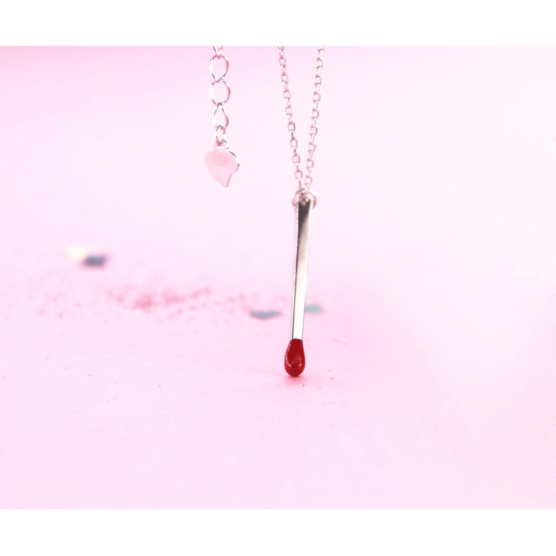 Helen de Lete Lovely Matchstick Sterling Silver Choker Necklace for
