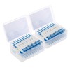 400PCS Interdental Brushes Double-ended Silicone Toothpick Dual-ended Dental Floss Pick