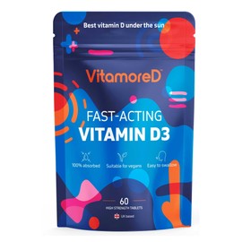 VitamoreD VitamoreD | Calcifediol 10 mcg | Vitamin D | Easy Swallow Tablets | Two-A-Day | 30 Day Supply | 60 Tablets