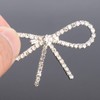 TOPINCN Diamond Rhinestone Bow Accessories Broches Claw Diamonds Bows Brooch