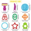 DOITEM Play Dough Tools Set for Kids Letter Molds,Numeral Molds