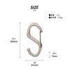 NITEIZE S Binar Hook & Hold S, Pack of 2