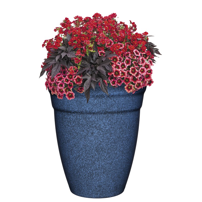 Allaire Tall Planter - Indigo