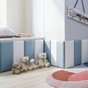 3D Anti-Collision Wall Padding for Kids, Peel and Stick Upholstered
