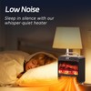 Electric Fireplace Heater,1500W Portable Electric Space Heater with Realistic 3D