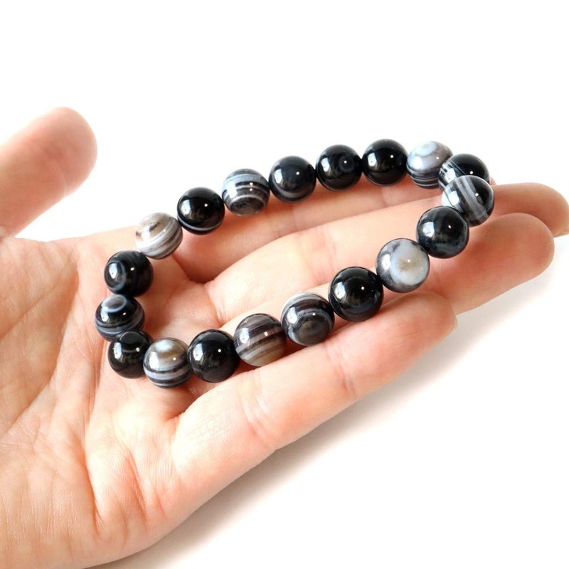 Celestial Stone Bracelet, 0.4 inch (10 mm), Power Stone, Natural