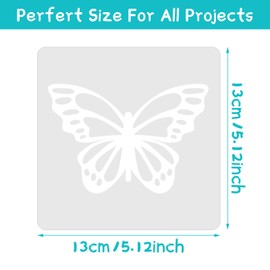 20 Pcs Stencil for Painting Peace and Love Stencil Plastic Paint Stencils Reusable DIY Drawing Template Motivational Art Stencils for Crafts Home Decor on Wood, Canvas, Paper, Fabric, Walls, Furniture