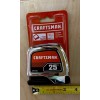 Craftsman 25ft Tape Measure, Chrome, CMHT37365. Automatic Locking Blade
