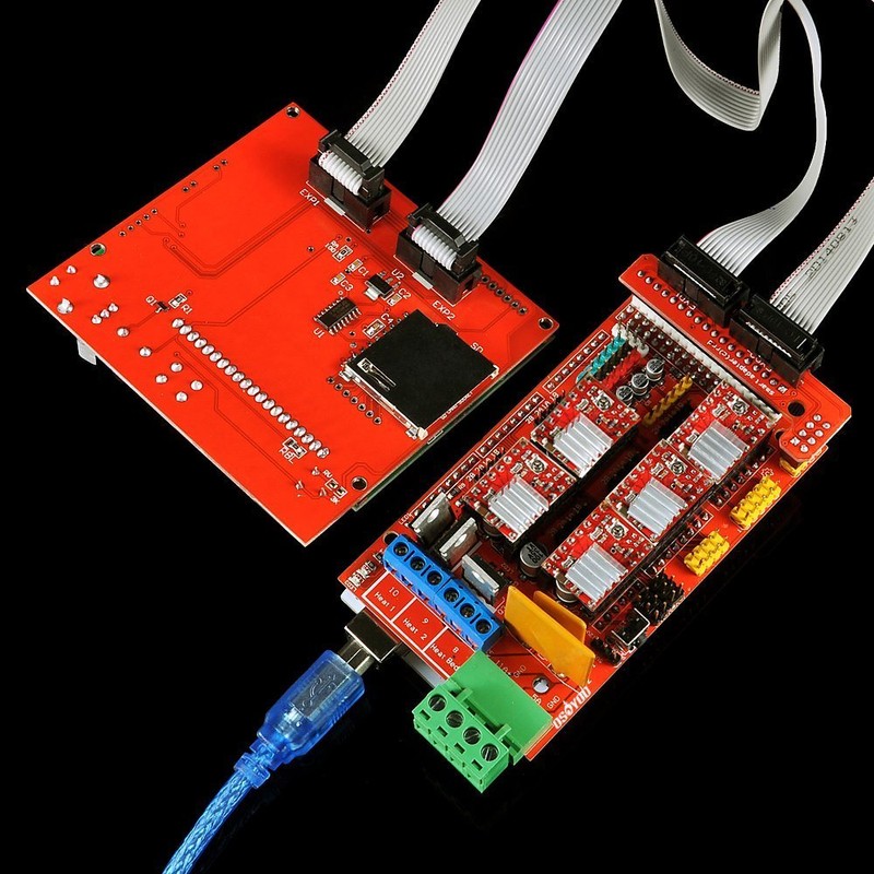 OSOYOO - Kit de driver de impresora 3D, rampas 1.4