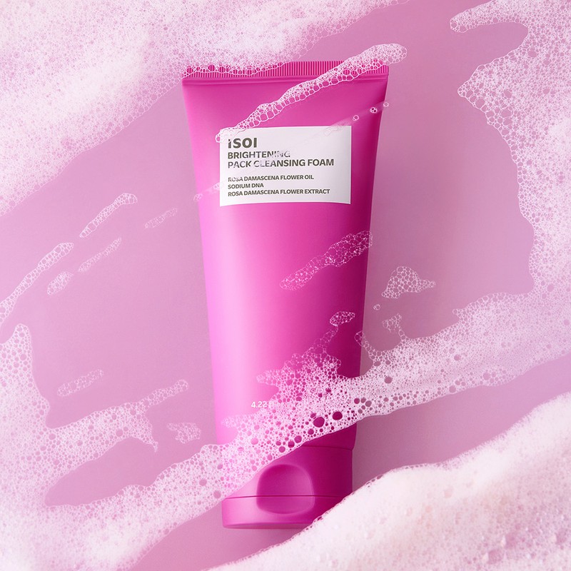 isoi [Isoi] Brightening Pack Cleansing Foam (Rose PDRN Serum Pack