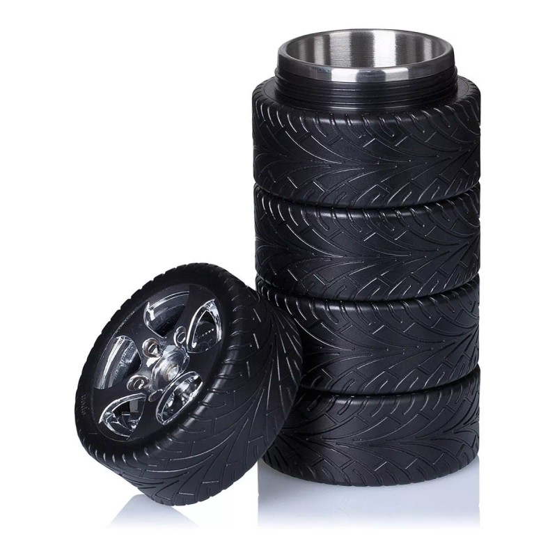 Breezee Market Termo Portatil Acero Inoxidable Neumático Frio Caliente Resi