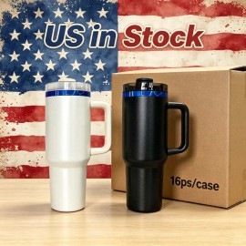 40 Oz H2.0 Food Grade Outdoor Cup Termo De Acero Inoxidable 40oz for Daily Office Outdoor Activitycolor: Black, capacity: 40 oz
