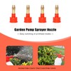 4 Piece Garden Pump Sprayer Nozzle,Brass Spray Nozzle Garden Sprayer