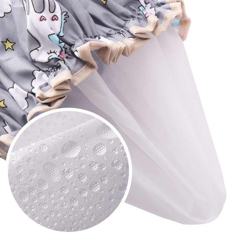 Gorros de ducha de unicornio para cabello largo y grueso,