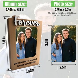 Car Visor Clip Photo Frame - Personalization 4.8 Inch Car Picture Holder for Family Photo Visor Clip,Commemorative Car Visor Photo Clip Gift for Dad and Mom or Grandparents Daily Commute,Long Trips