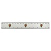 'Ladybird Love Bug' 30cm (12 Inch) White Plastic Ruler (RL00095250)
