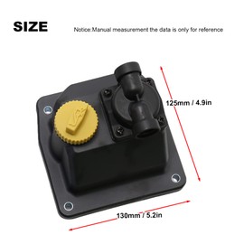 Fuel Pump Kit Fit for Kohler CH18 CH19 CH20 CH22 CH23 CH25 CH640 CH730 Replaces# 24 559 02-S,24-559-03-S, 24 559 05-S, 24-559-08-S, 24-559-10-S with Fuel Filter Generator Fuel Tank Shut off Valve