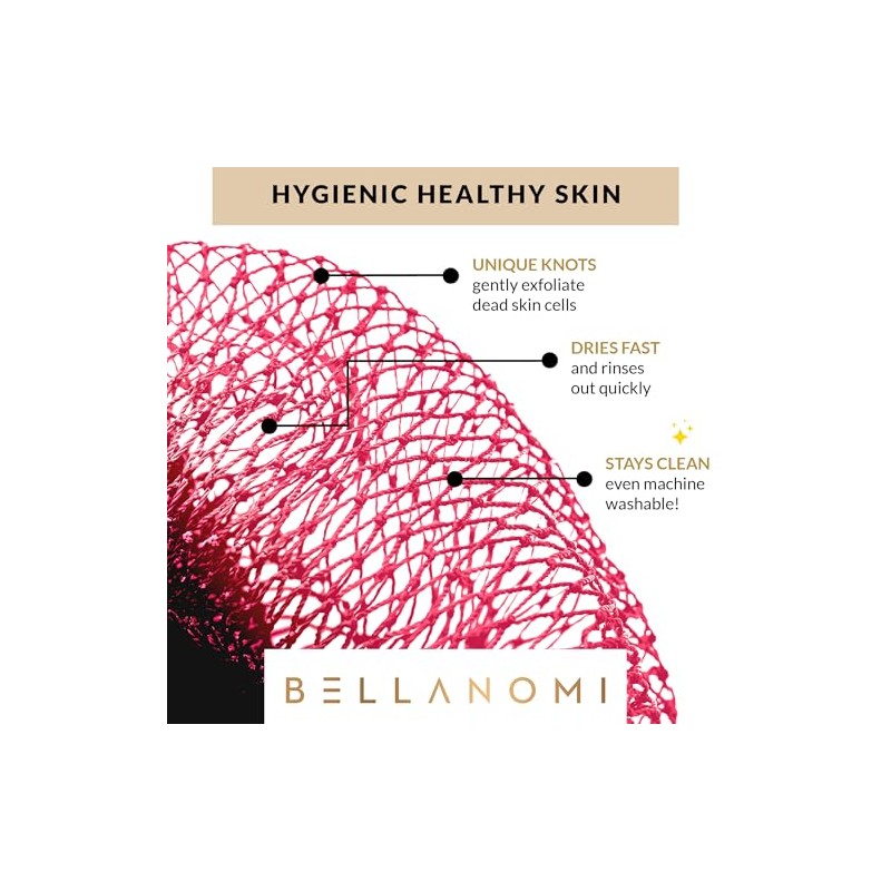 Bellanomi Esponja Exfoliante Africana Auténtica Origen Ético Nigeria 114 Largo