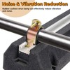 LBG Products 6 Pack Rubber Cushion Strut Clamp,3/4" OD Pipe