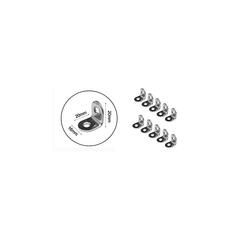 SDTOOLS Heavy Duty Metal 90 Degree Wall Shelf Support Corner