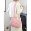 ENBEI Handmade Crochet Bag–Boho Chic Shoulder Bag, Aesthetic Kinted Bag,Cute