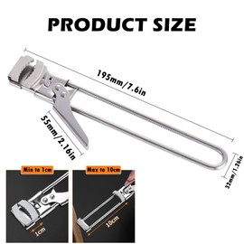 Jar Opener, Adjustable Stainless Steelcan Can Opener lid Opener for Jars and Bottles, Jar and Bottle Opener for Weak Hands, Arthritis, Seniors Kitchen Gadgets