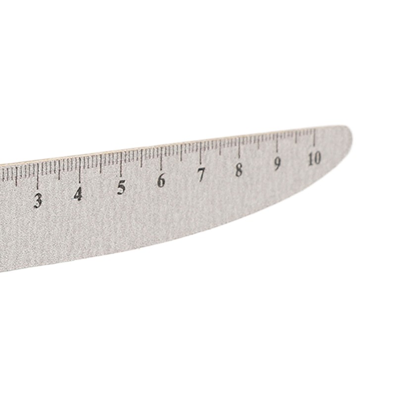 50pcs Washable Reusable Nail File with Scale Professional Home Salon