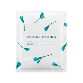 HYGGEE [HYGGEE]Relief Blue Flower Mask (10ea)